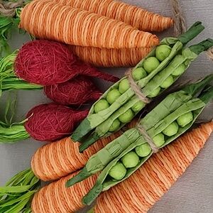 Pier 1 Set of Raffia Vegetables
